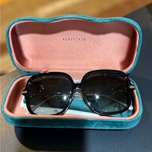Gucci Black Square Sunglasses